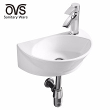 ceramic wall hung elegant design lavatory wash basin